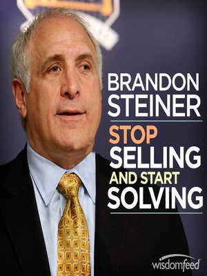 cover image of Stop Selling and Start Solving